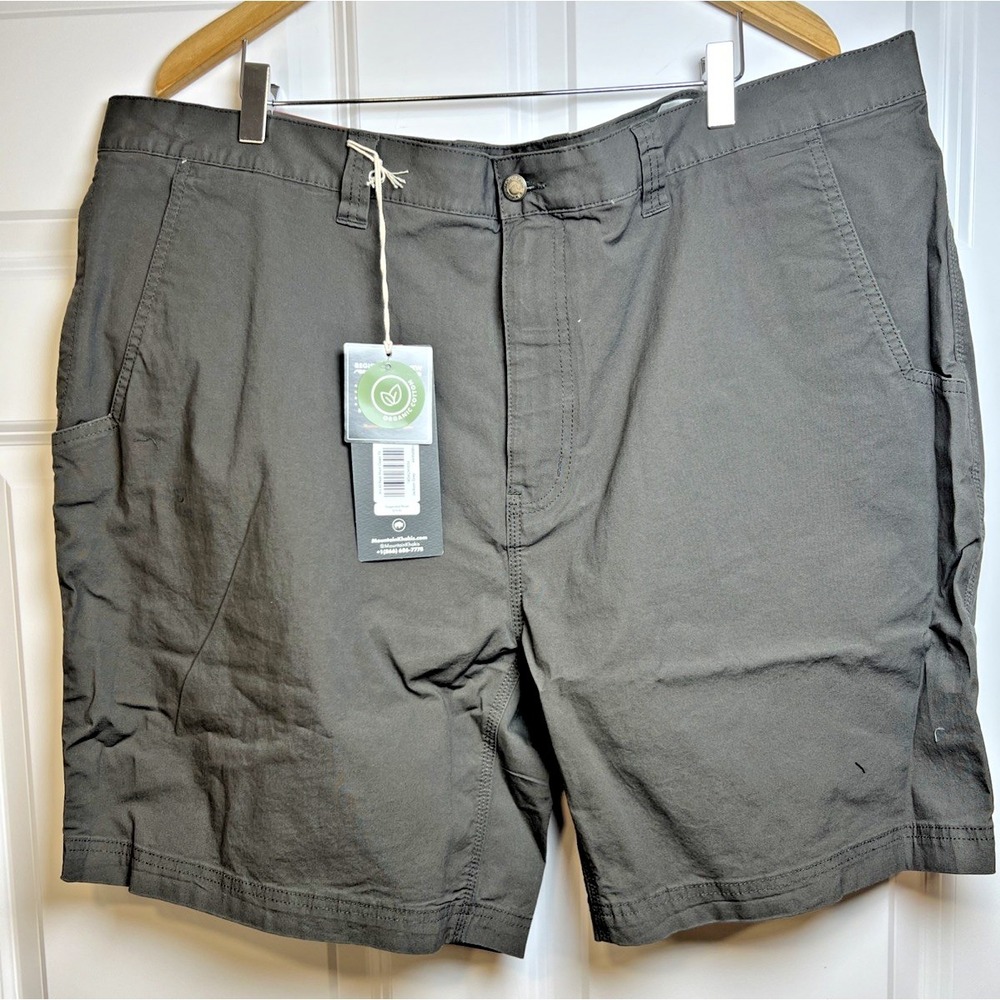 Mountain Khakis Men's All Peak Shorts 44x8 Jackson Grey Classic Fit Cotton NWT